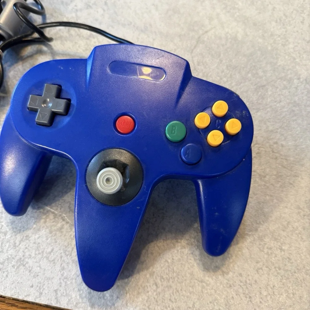 New Wired Controller Joystick Compatible With Nintendo 64 N64 Video Game Console